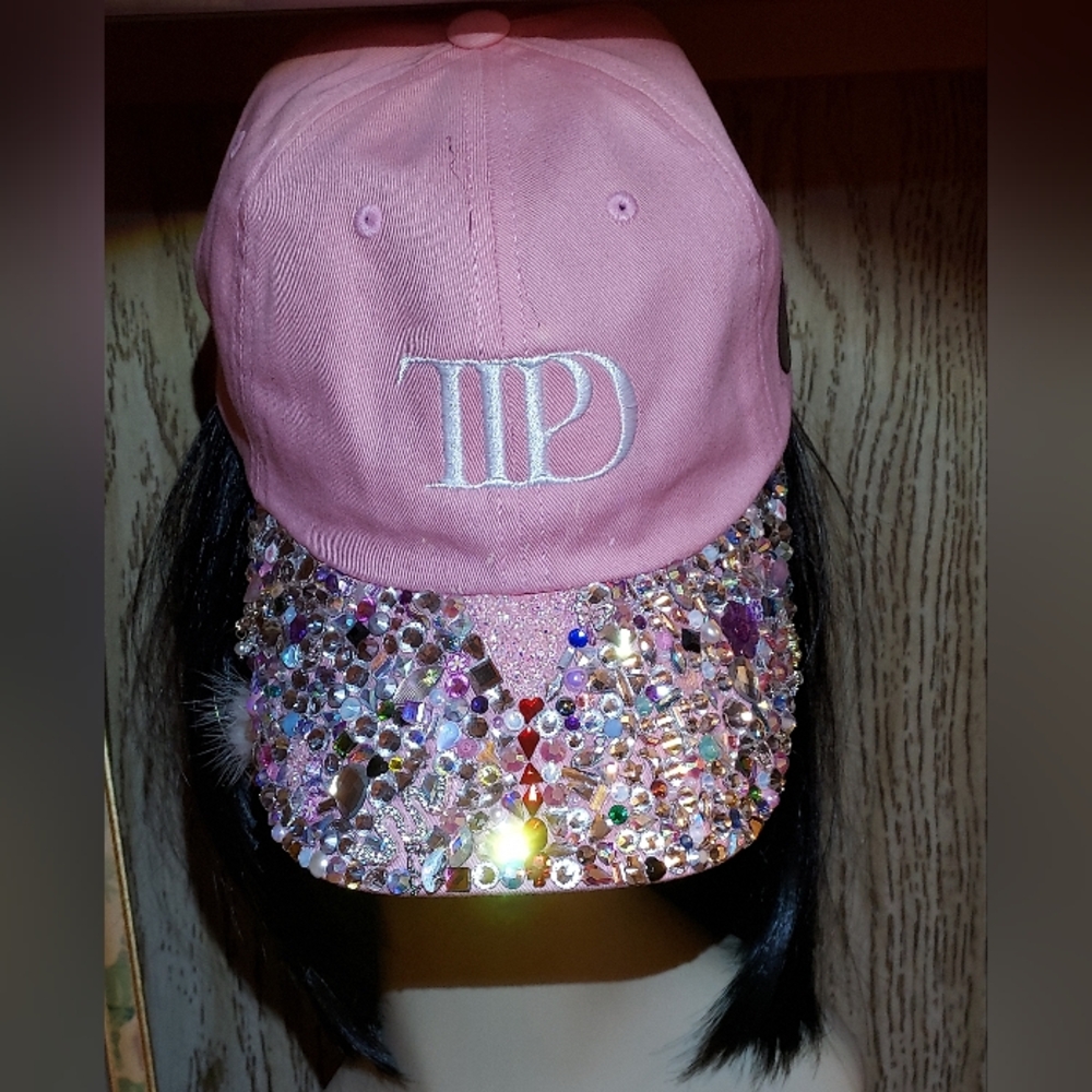 Taylor Swift Pink Swarovski  Crystal-Embellished Women’s Baseball Cap